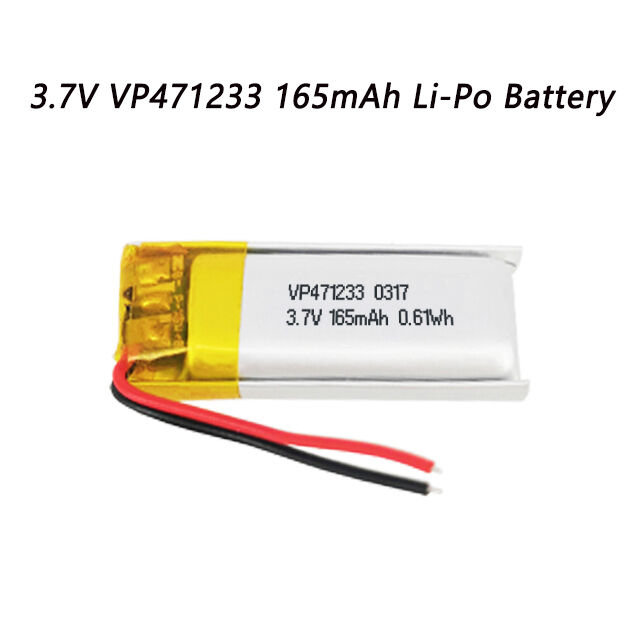 VP471233 Li-Polymer Battery for Wearable Tech, Smart Gadgets and Medical Electronics
