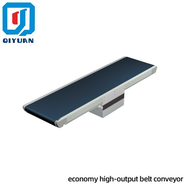 Convoyeur à Bande Haute Efficacité & Durable avec Entraînement Central et Côtes Anti-déviation sur la Bande