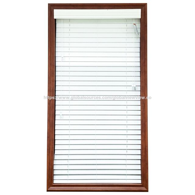 Persiana Veneziana de Imitação de Madeira de 50 mm, 90 cm de Largura x 150 cm de Altura, Persiana para Janela OEM, Disponível em Várias Cores, Fabricada no Vietname (1) for sale at factory direct price