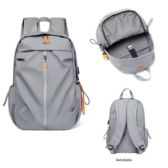 Mochila para Laptop com Logotipo Personalizado à Prova D'água, 10 Unidades, Bolsa para Computador, Mochila de Viagem de Negócios, Mochila de Caminhada com USB