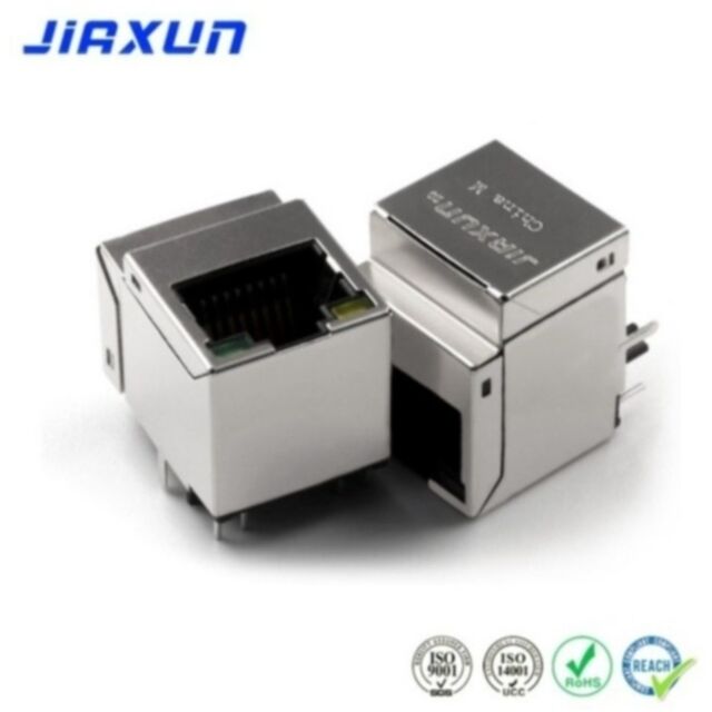Jiaxun 1840459-2 Rj45 Port Thunder Proof Rj45 Jack Connector