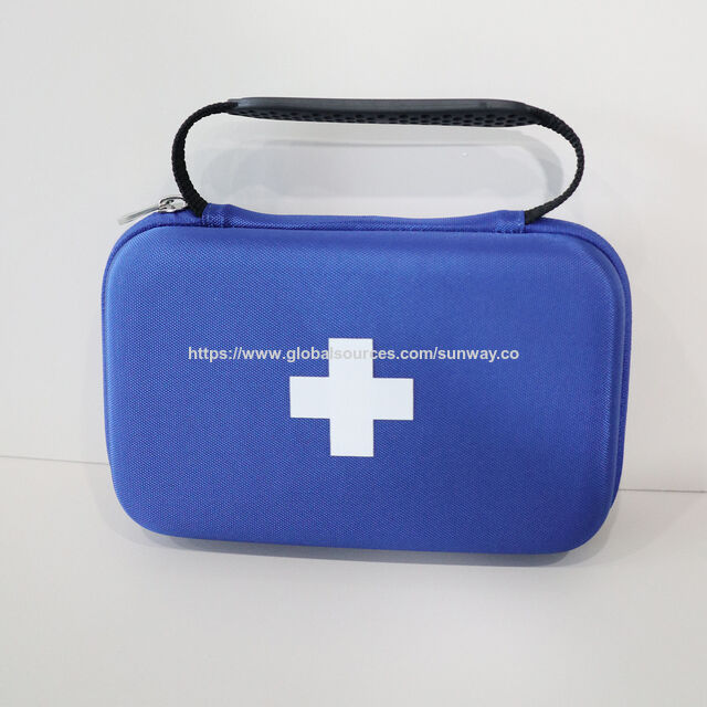 Trousse de premiers secours médicale EVA étanche et antichoc, avec poignée pour le stockage de fournitures d'urgence multi-compartiments