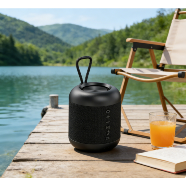 Gradient Compact 3-4h Long Playtime Color Bluetooth Speaker, 5w Clear ...