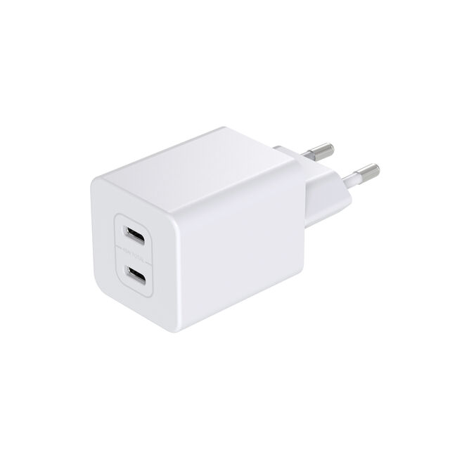 Cargador de pared de 45W PD (USB-C+USB-C)