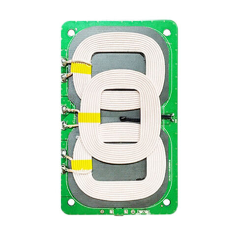 PCBA Pengisian Nirkabel Cepat Qi 10W 3 Koil Modul Penerima Pengisi Daya Nirkabel PCB for sale at factory direct price