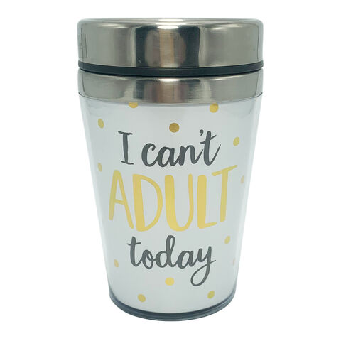 Taza de viaje para café de acero inoxidable de 350 ml (12 oz) sin BPA for sale at factory direct price