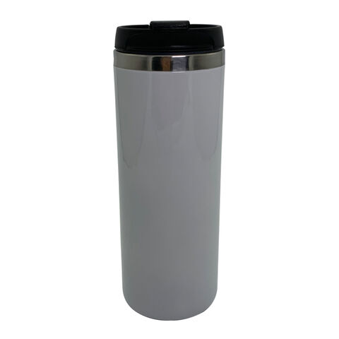 Tasse à café de sublimation en acier inoxydable à double paroi de 420 ml, tasses blanches pour la vente en gros for sale at factory direct price