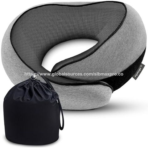 Nackenkissen Reise Memory Foam Nackenkissen für Komfort im Flugzeug, Kompaktes und ergonomisches Design für Reisen, Autofahrten und Zuhause