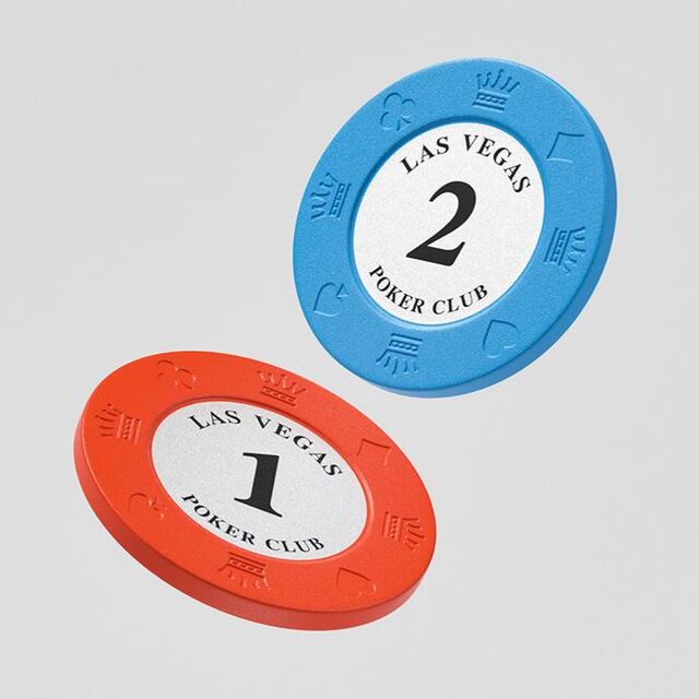 Stiker Pencetakan Baru Pencetakan UV Chip Poker Kustom Kotak Plastik Permainan Meja Texas Hold'em Koin Chip Plastik for sale at factory direct price
