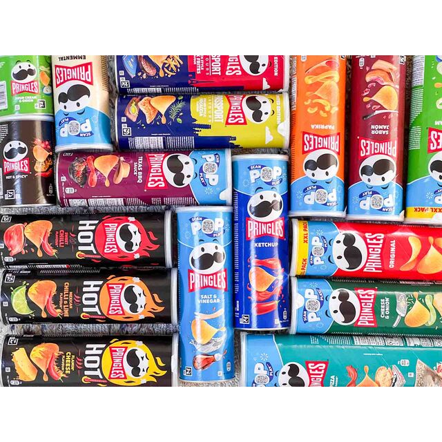 Pringles Patatas Fritas Crema Agria y Cebolla 165g Snacks al por mayor