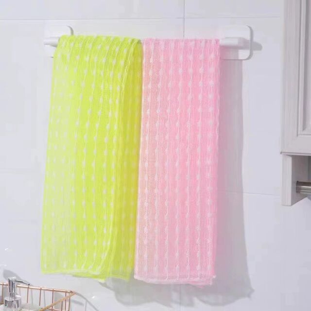 Badestreifen, Rückenreiben, Schaumbadetuch, weiches Nylon-Badetuch
