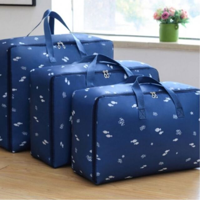 Sacos de armazenamento de guarda-roupa de tecido dobráveis, impermeáveis e resistentes para colchas e organizador de roupas for sale at factory direct price
