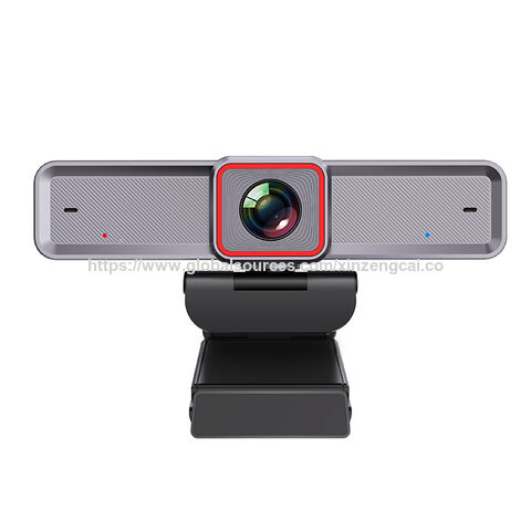 Webcam 4K HD avec cadrage automatique IA, microphones à double réduction de bruit, transmission vidéo sans perte H.264/H.265 et webcam USB 3.0 rapide