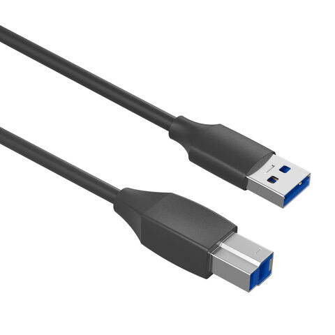 PUJIMAX Vente en gros d'usine Câble USB mâle vers femelle personnalisé Câble USB-A mâle vers mâle Câble auxiliaire Câble d'imprimante pour scanner d'imprimante