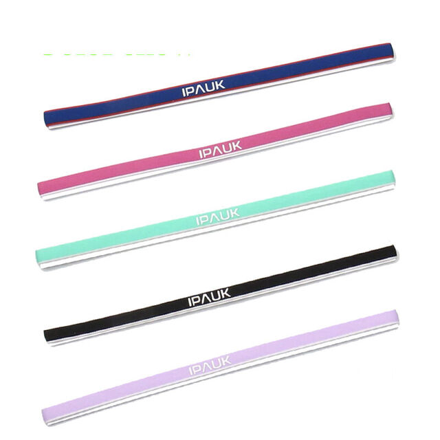 Bandeaux de sport élastiques personnalisés et bon marché - Bandeau fin en silicone