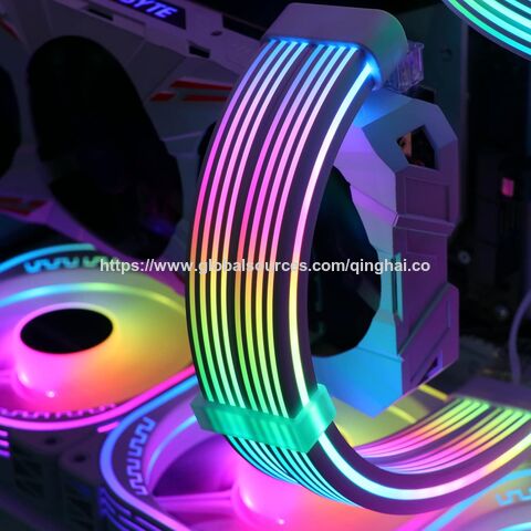 Kabel RGB 2*8pin, Ekstensi Kabel RGB PSU - 5V 3Pin ARGB Teralamatkan