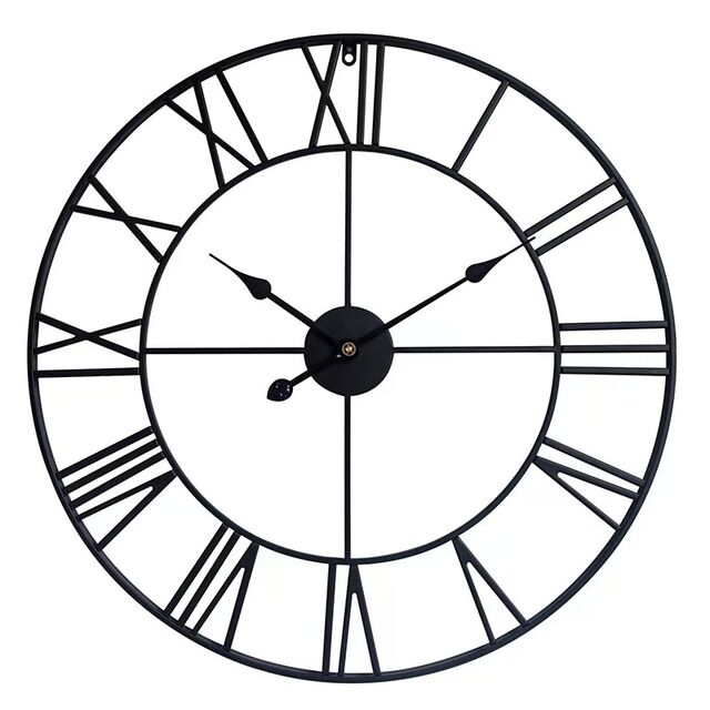 Reloj de Pared Retro Nórdico al por Mayor, Lujoso y Creativo de Metal para Decoración de Salón for sale at factory direct price