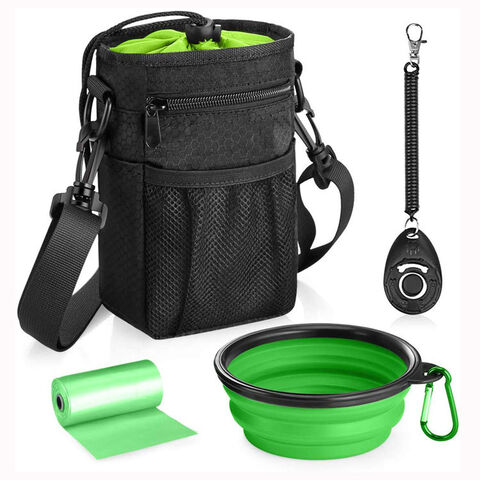 Bolsa de Adiestramiento Canino para Exteriores Fácil de Transportar, Bolsa Portátil Ajustable para Pasear Perros y Premiar Mascotas