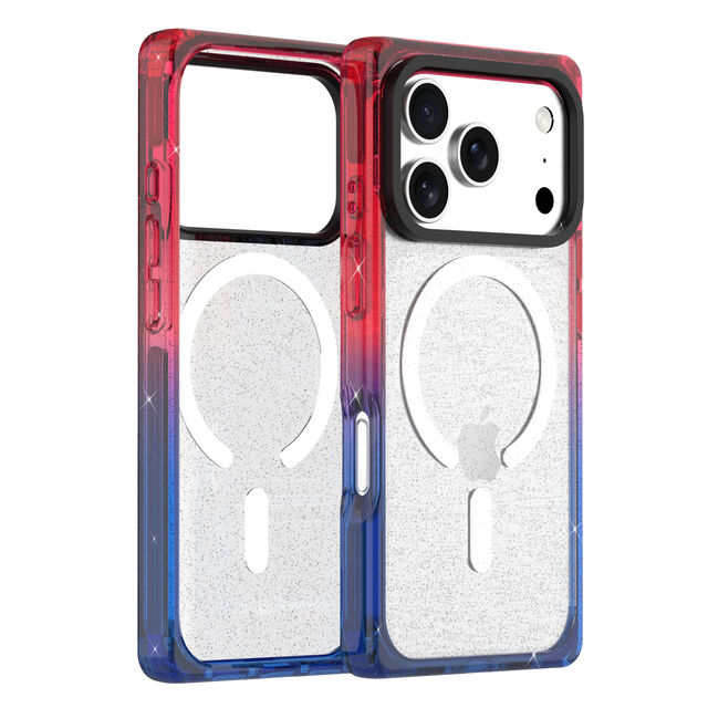 Coques Carrées Originales Design Dégradé de Couleurs, Coques de Téléphone Style Ins pour iPhone 17 Pro Max