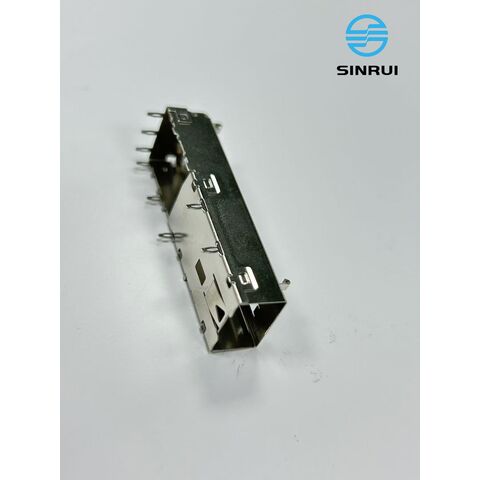 Peça de Estampagem de Metal Aço Inoxidável com Niquelagem Montagem de Gaiola de Fibra Óptica SFP OEM Fabricante ISO9001:2015