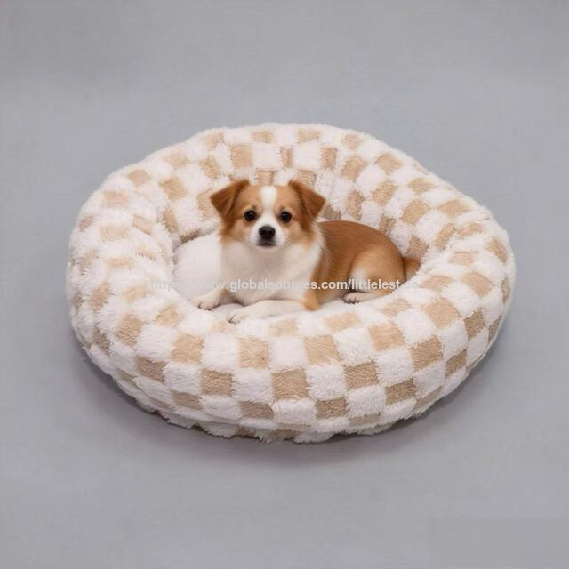 Camas para cães pequenos e gatos, cama lavável para cães pequenos, cama calmante para cães de pequeno porte