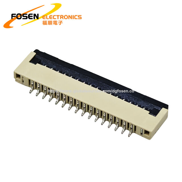 Conector FPC FFC Flat Flex, paso de 0.3 / 0.5 / 0.7 mm, fácil de usar, contacto dual, conector de cable FPC de 16 pines para electrónica