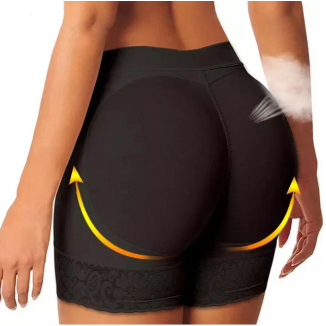 Body Gainant Femme avec Coussinets Rembourrage des Hanches - Contrôle du Ventre Respirant & Remonte Fesses sans Coutures Mi-Cuisse for sale at factory direct price