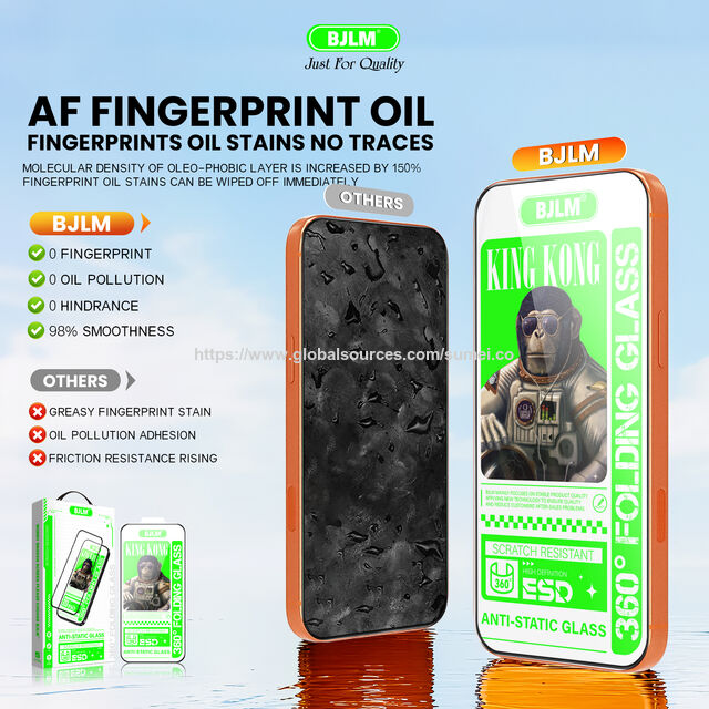 Protector de pantalla King Kong al por mayor, vidrio templado plegable de 360 grados para modelo Tecno Camon Spark, precio de fábrica para teléfonos móviles