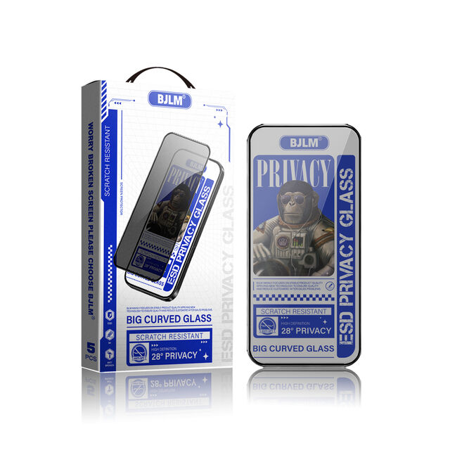 Protector de pantalla de privacidad de vidrio templado King Kong al por mayor para iPhone, precio de fábrica de teléfonos móviles
