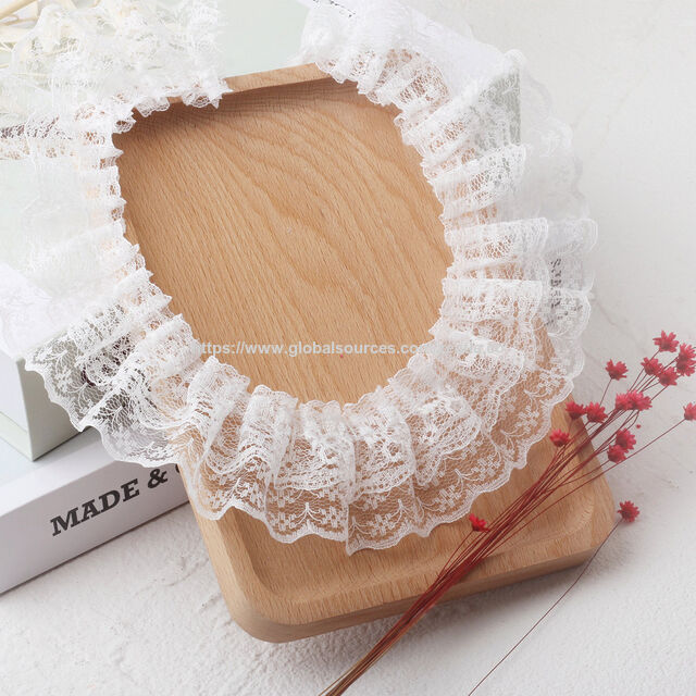 OEM Dentelle Blanche Vintage, Garnitures de Dentelle, Rubans avec Motifs Assortis pour Coudre des Chaussettes ou des Vêtements for sale at factory direct price