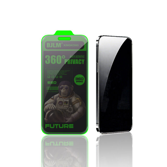 Protector de pantalla de privacidad de vidrio templado King Kong al por mayor de 360 grados para iPhone, precio de fábrica de teléfonos móviles