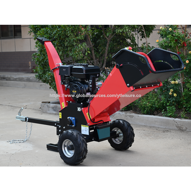 Trituradora y Astilladora de Madera Móvil Autopropulsada Diésel Tipo Oruga PTO de Gasolina, la Más Vendida, a la Venta para Jardinería