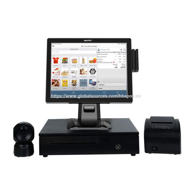 Sistem Terminal Point of Sale HBA-GM50, Mesin Kasir Restoran, Mesin POS Desktop for sale at factory direct price