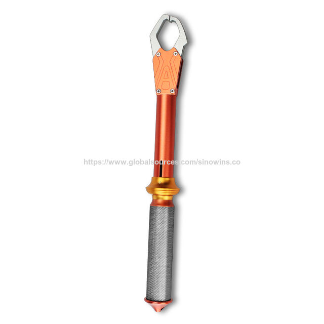 Pinzas para Labios de Pesca para Exteriores, Mango de Óxido de Aluminio, Controlador de Peces de Acero Inoxidable, Herramienta de Engarzado con Resorte Incorporado for sale at factory direct price