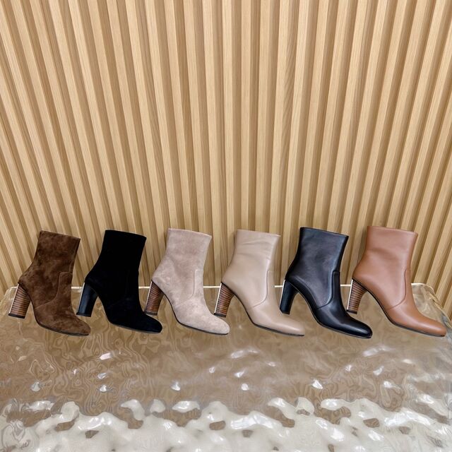 Dicke High Heels Damen Hohe Ritterstiefel Damen Spitzstiefel Winter Frühling Herbst Persönlichkeit Hohe Stiefel for sale at factory direct price