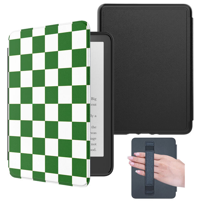 Capa Branca Personalizada para Kindle Paperwhite 6 Signature Edition Colorsoft 2024, à Prova de Choque com Alça de Mão
