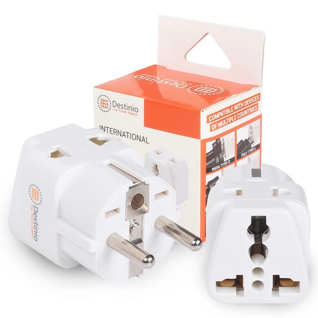 Universeller Reiseadapter: Ein kompaktes, vielseitiges Gerät, mit dem Sie Ihre Elektronik an Steckdosen in ... anschließen können for sale at factory direct price