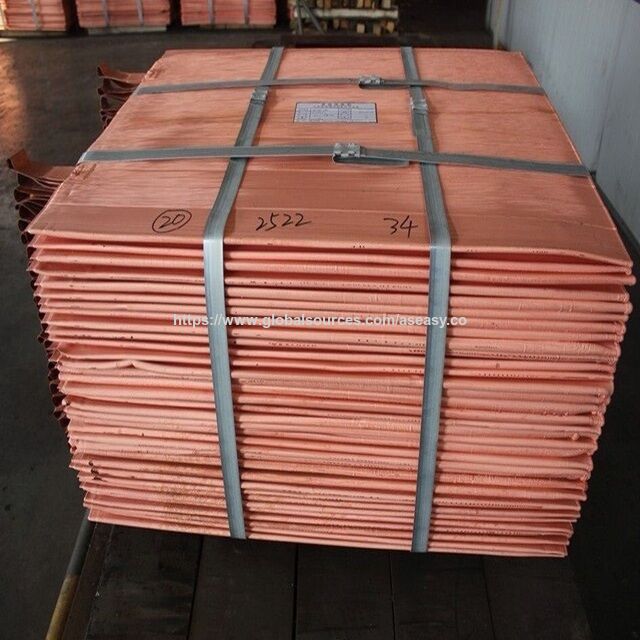 Lembaran Katoda Tembaga Elektrolitik Premium, Kemurnian 99,99% untuk Penggunaan Industri