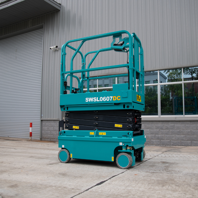 Platform Angkat Hidrolik MEWP Resmi SWSL1212HD, Sky Lift Ketinggian Kerja 12m Harga Murah for sale at factory direct price