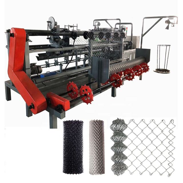 Factory Price Sale Cyclone Fence Mesh Machine/chain Link Fence Making ...