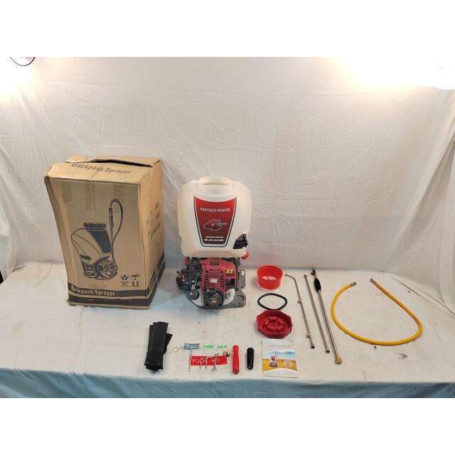 35.8cc four-stroke GX35! 25L large water tank, 15-meter long-range spray, spraying pesticides all day without getting tired.