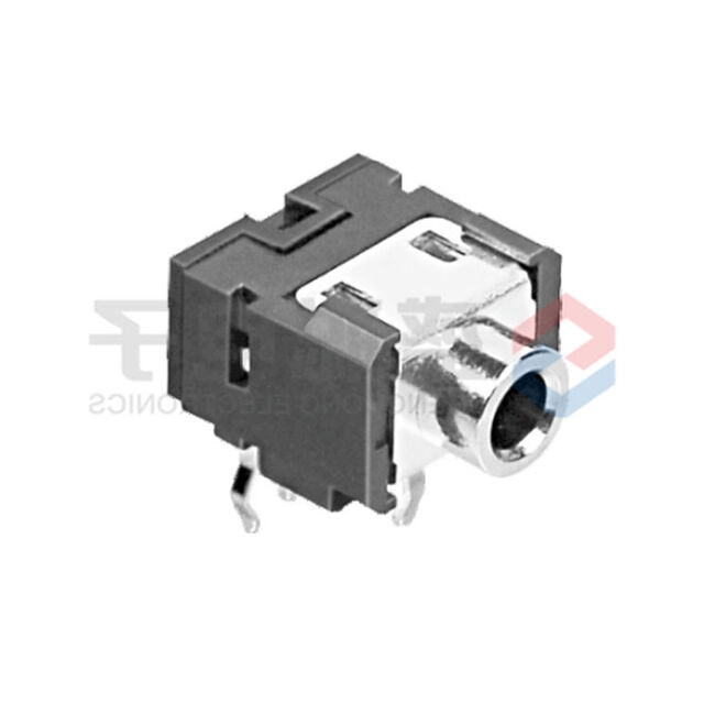 مقبس صوت 3.5 ملم لتركيب اللوحة، مقبس سماعة رأس/هاتف، فتحة تمرير، زاوية قائمة for sale at factory direct price