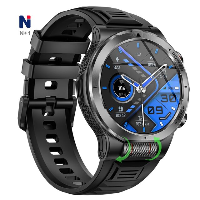 Spot goods Modern Style NKL18 The First Smartwatch With An Optical Encoder, Compass, And Flashlight for iPhone for sale at factory direct price