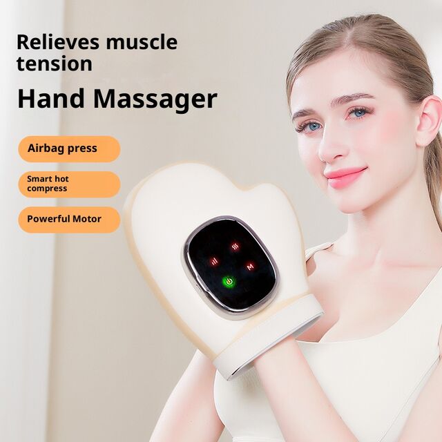Tragbares kabelloses elektrisches Handmassagegerät Mini Vibrationsgerät für Fingergelenke mit Wärmetherapie, professionell für Arthritis for sale at factory direct price