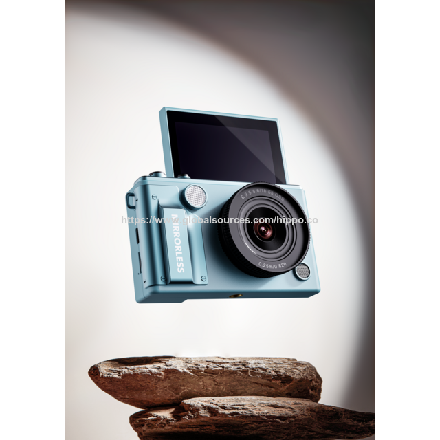 2.8 Inch Ultra 4K Retro CCD Camera With 180 Degree Flip Screen