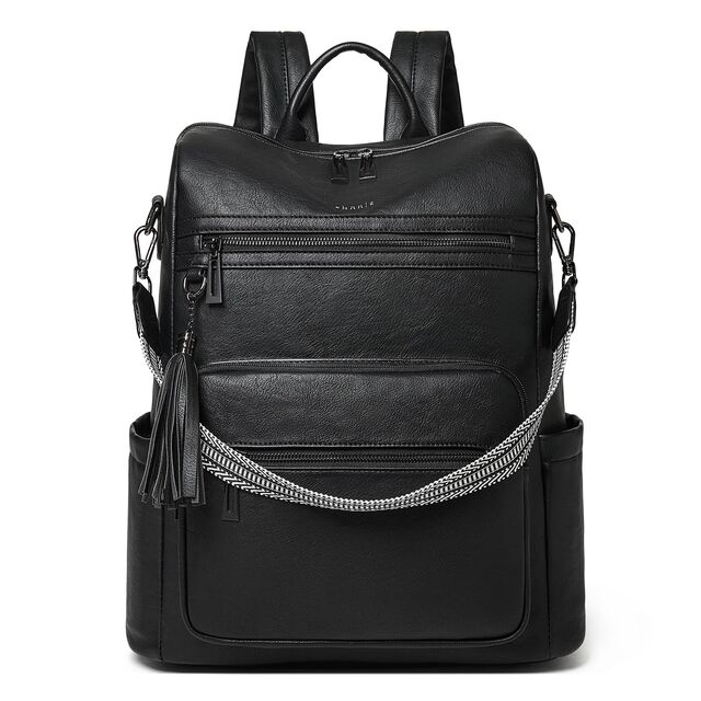 15,6-Zoll-Laptop-Rucksack für Damen, große Leder-Rucksack-Tasche, für Reisen, Handgepäck, wasserabweisender Freizeit-Laptop-Rucksack for sale at factory direct price
