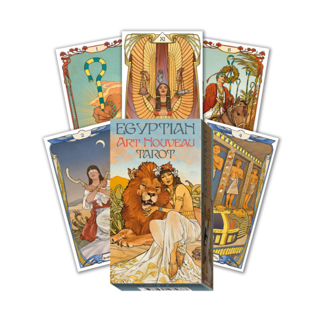 Ägyptisches Art Nouveau Tarot Deck Lo Scarabeo B2B Großhandel for sale at factory direct price
