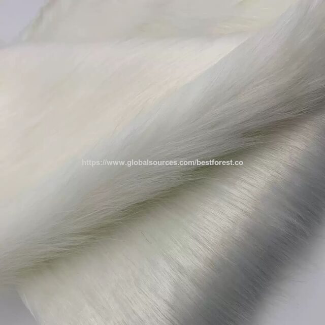 قماش فرو صناعي طويل مقلد لفرو الثعلب for sale at factory direct price