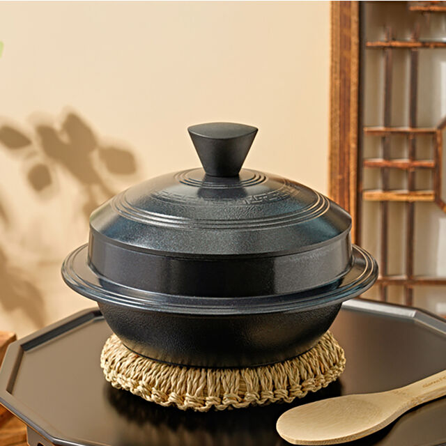 Olla de Cerámica Fundida Tradicional Coreana IH Fresh onGamasot (KoreanCauldron) de 18cm - Giorno Felice for sale at factory direct price