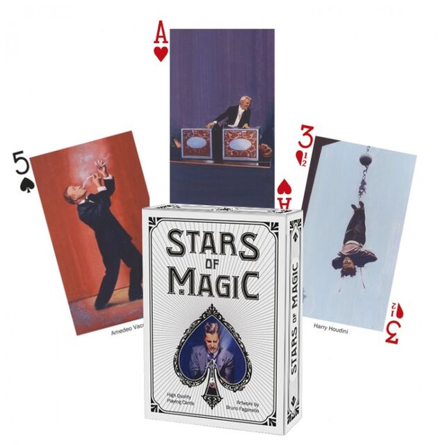 بيع بالجملة لـ Lo Scarabeo Stars Of Magic (أبيض) مجموعات أوراق اللعب for sale at factory direct price